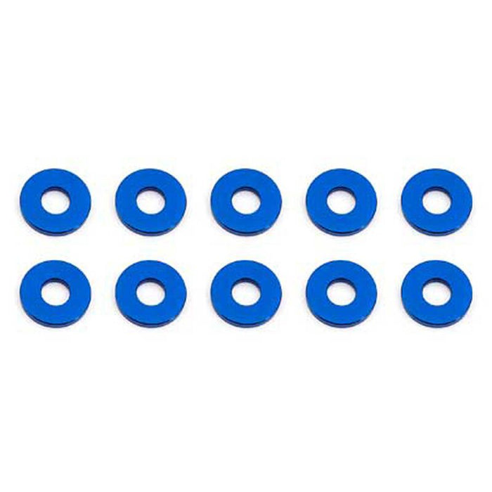 Bulkhead Washers, 7.8x1mm, Blue Aluminum (10)