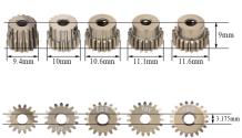 48P Lightweight Hard Anodized Aluminum Pinion Gear (3.17mm Bore) (47T)