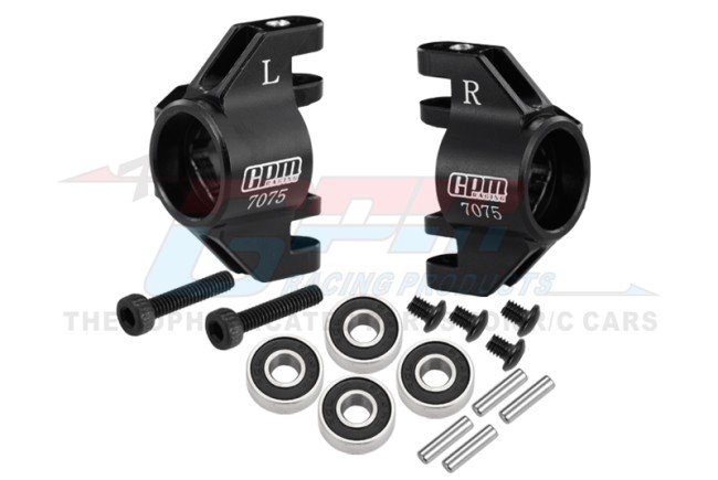 MINI LMT Aluminum 7075 Front Steering Block -Black LOS214041