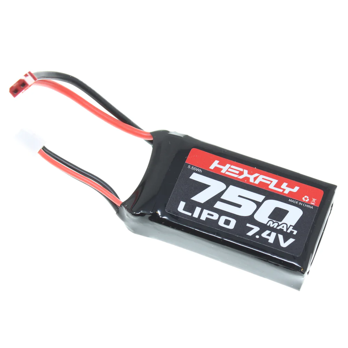 2 cell 7.4v 750mah Lipo Battery w/ JST connector (1pc)