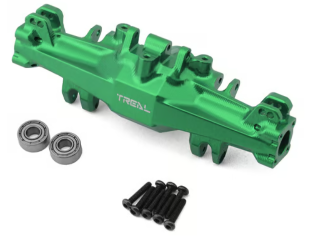 Treal Hobby Losi Mini LMT CNC Aluminum Axle Housing (Green) LOS212035
