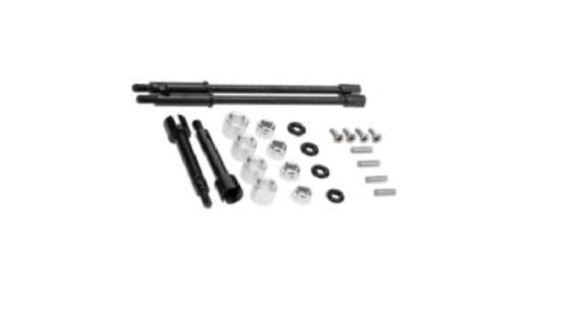 SCX24 +4mm Steel Drive Stub Axles