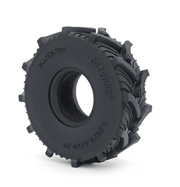 AZTAB Mud Master 4Pcs 62mm Rubber Wheel Tires for Axial SCX24