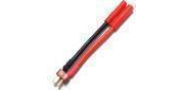 AZTAB T Plug Male To 3.5mm Banana Plug with Housing 14AWG