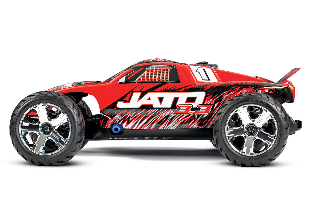 Jato® 3.3:  1/10 Scale 2-Speed Nitro-Powered 2WD Stadium Truck with TQi 2.4GHz Radio System, Traxxas Link™ Wireless Module, and Traxxas Stability Management (TSM)®