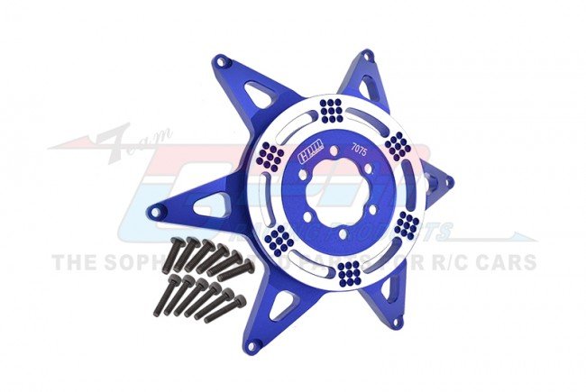 PROMOTO-MX MOTORCYCLE Aluminum 7075 Rear Wheel Pattern Buckle (BLUE) LOS46003