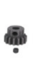 RC Steel Mod 1 Pinion Gear (5mm Bore) (14T)