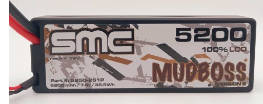 Mudboss V2 7.4V 5200mAh 50C Hardcase (DEANS)