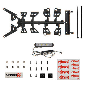 2" High Power Light Bar Kit - 1-2" High Power Light Bar with Mounting Brackets and Hardware