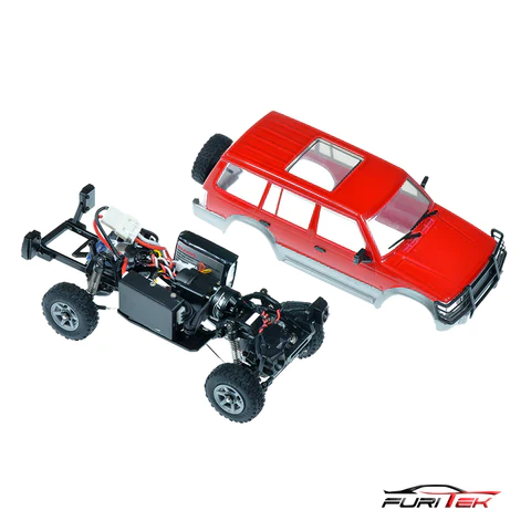 1/32 FURITEK FX132 NOMAD BRUSHLESS RTR RC CRAWLER KIT - RED