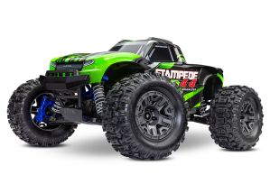 Stampede 4X4 BL-2s: 1/10 Scale 4WD Monster Truck Green
