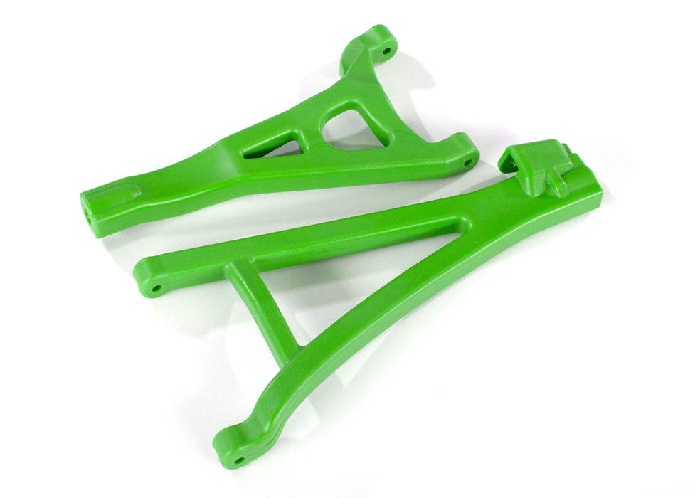 Suspension arms, green, front (left), heavy duty (upper (1)/ lower (1))