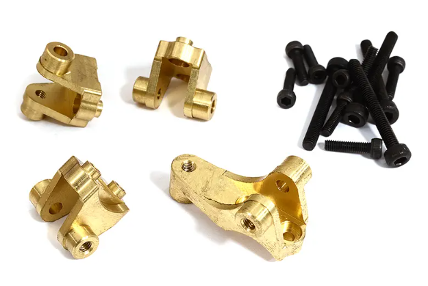 Brass Alloy 50g Total Axle Mount (4) for Traxxas TRX-4 Scale & Trail Crawler