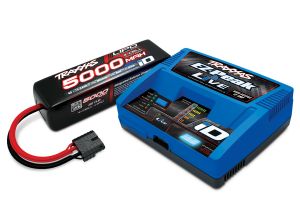 Battery/charger completer pack (includes #2971 iD charger (1), #2889X 5000mAh 14.8V 4-cell 25C LiPo battery (1))