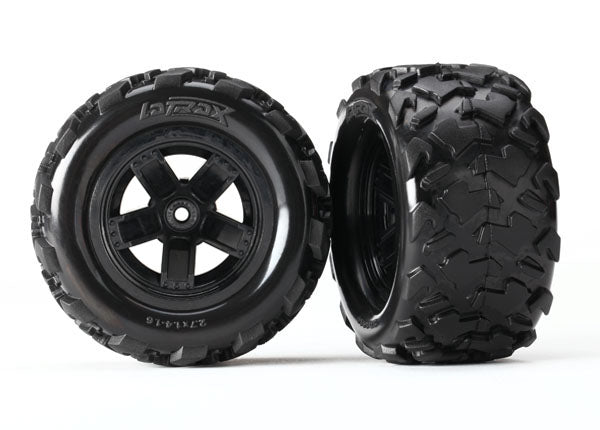 Tires & wheels, assembled, glued (Teton 5-spoke wheels, Teton tires) (2)