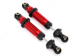 Shocks, GTS, aluminum (red-anodized) (assembled with spring retainers) (2)