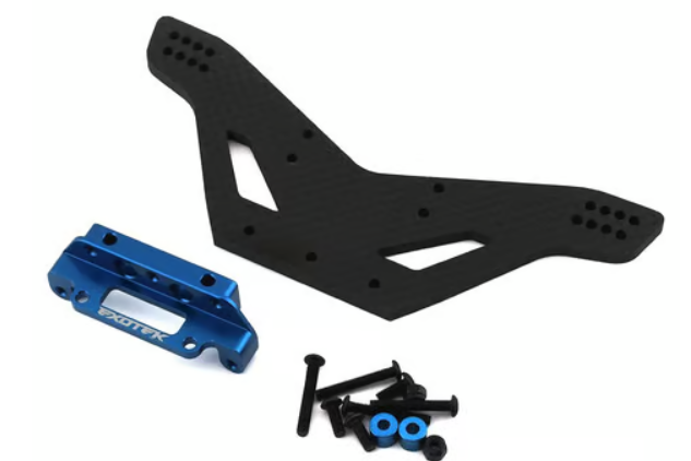 Exotek Traxxas Slash Carbon Rear Drag Tower (Lower Ride Height) (TRA9418)