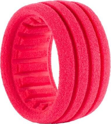 1/10 Scribble Rear 2.2 Tires, Clay with Red Inserts (20): Buggy