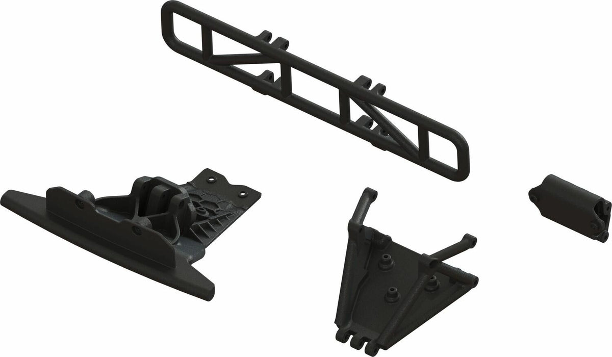 Lower Skid And Bumper Mount Set, Black