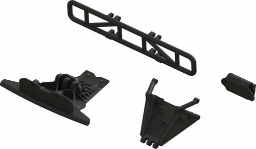 Lower Skid And Bumper Mount Set, Black
