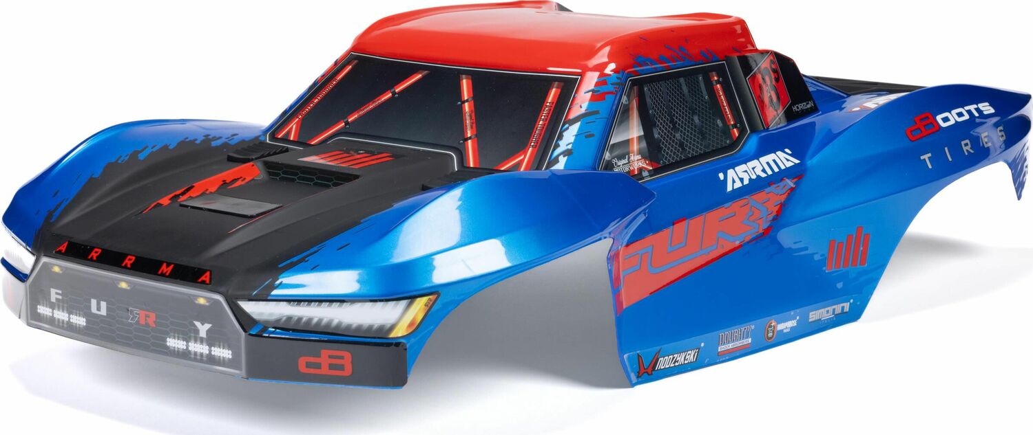 1/10 FURY Painted Decaled Trimmed Body Set, Blue