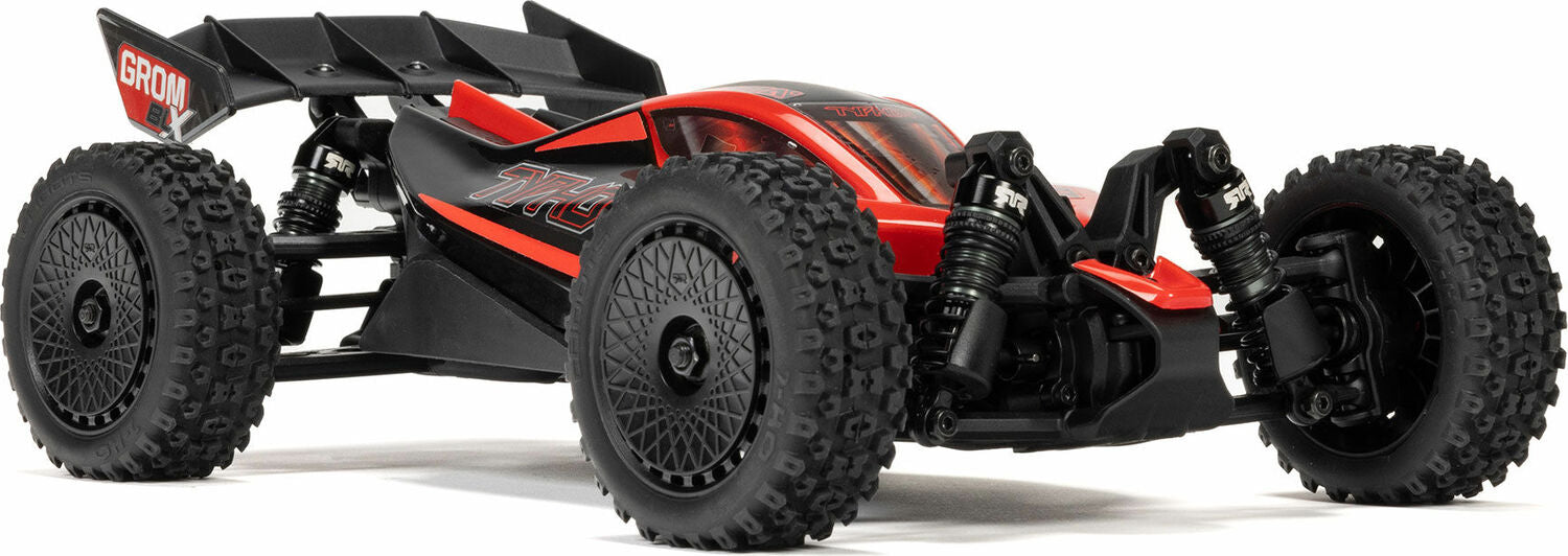 TYPHON GROM 223S BLX Brushless 4X4 Small Scale Buggy RTR with DSC (Battery & Charger included), Red