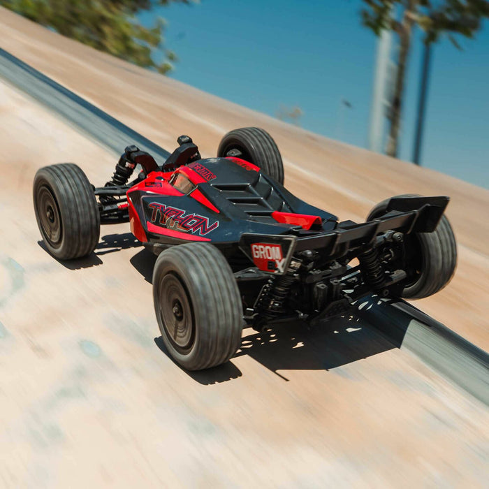TYPHON GROM 223S BLX Brushless 4X4 Small Scale Buggy RTR with DSC (Battery & Charger included), Red