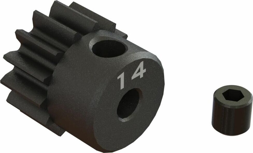 14T 0.8Mod 1/8" Bore CNC Steel Pinion Gear