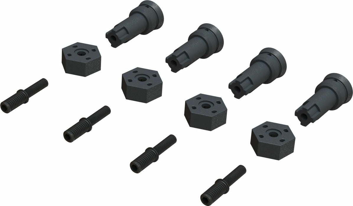 Wheel Axle and Hub Set