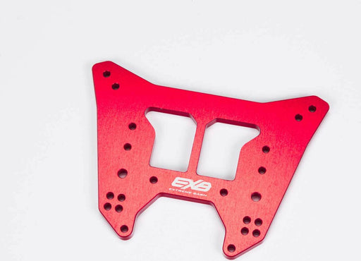 Rear Aluminum Shock Tower CNC 7075 T6 ML, Red: EXB