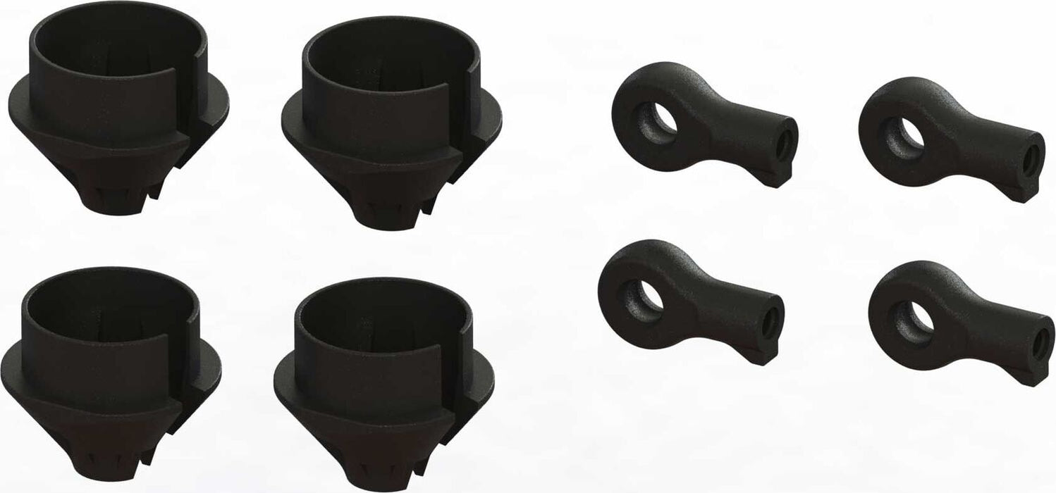 HD Shock Rod End and Spring Cup Set (2 Pair)