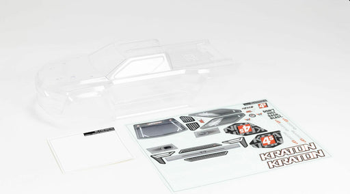 1/10 Clear Body with Decals and Window Masks: KRATON 4X4 BLX