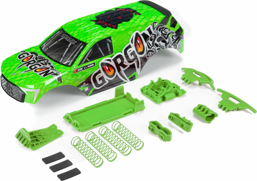 GORGON Painted Decaled Trimmed Body Set, Green
