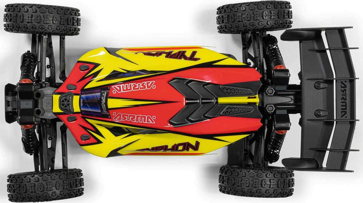 1/8 TYPHON MEGA 665 4X4 RTR Brushed Buggy, Yellow