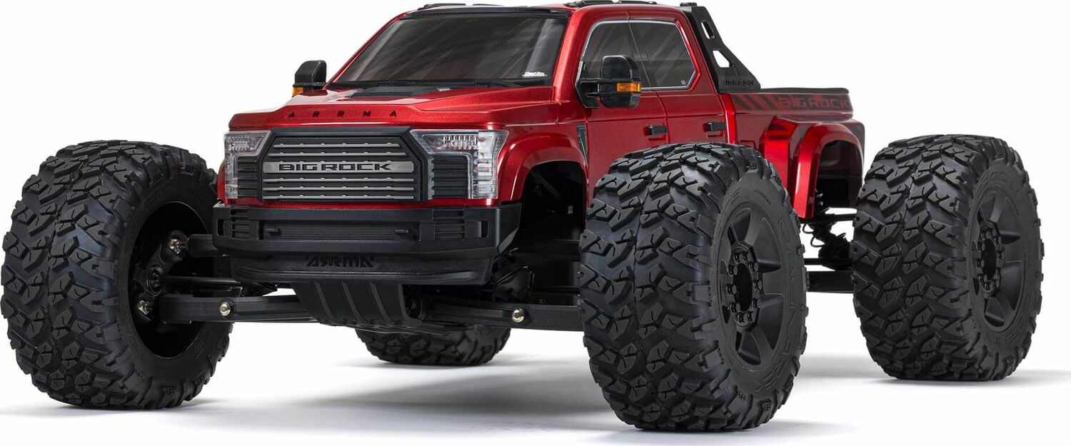 1/7 BIG ROCK 6S 4X4 BLX Monster Truck RTR, Red
