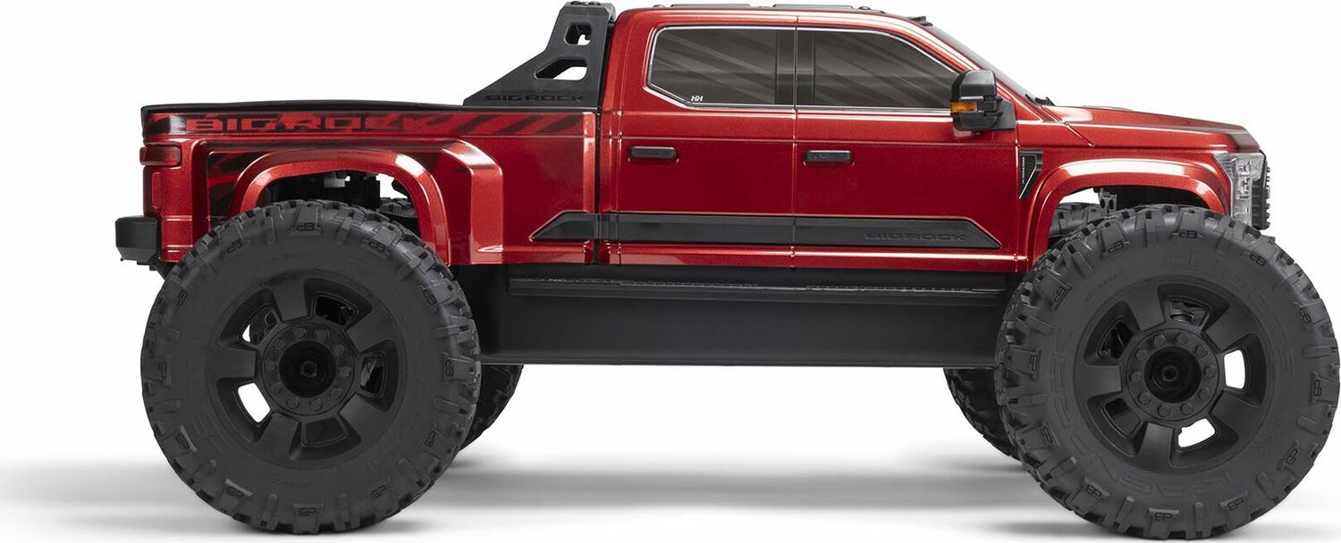 1/7 BIG ROCK 6S 4X4 BLX Monster Truck RTR, Red
