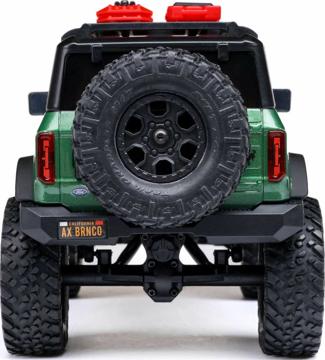 1/24 SCX24 Ford Bronco 4X4 RTR Brushed Rock Crawler (Battery & Charger Included), Green