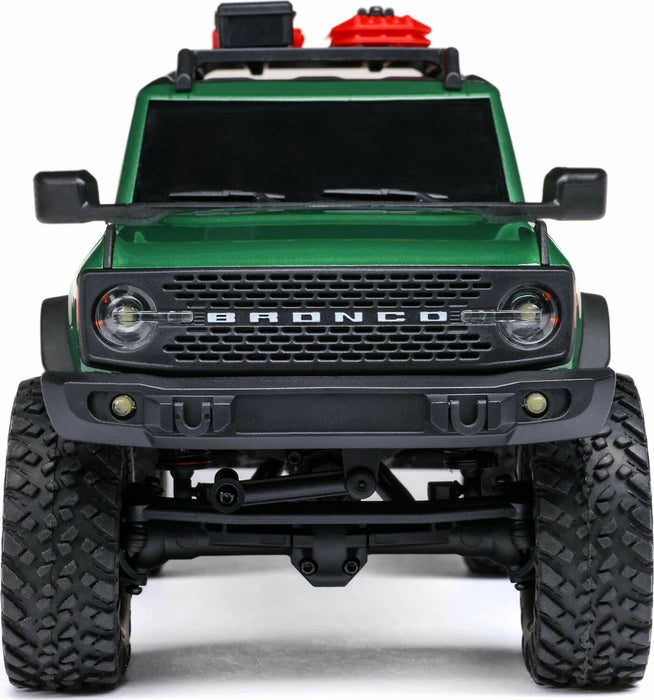 1/24 SCX24 Ford Bronco 4X4 RTR Brushed Rock Crawler (Battery & Charger Included), Green