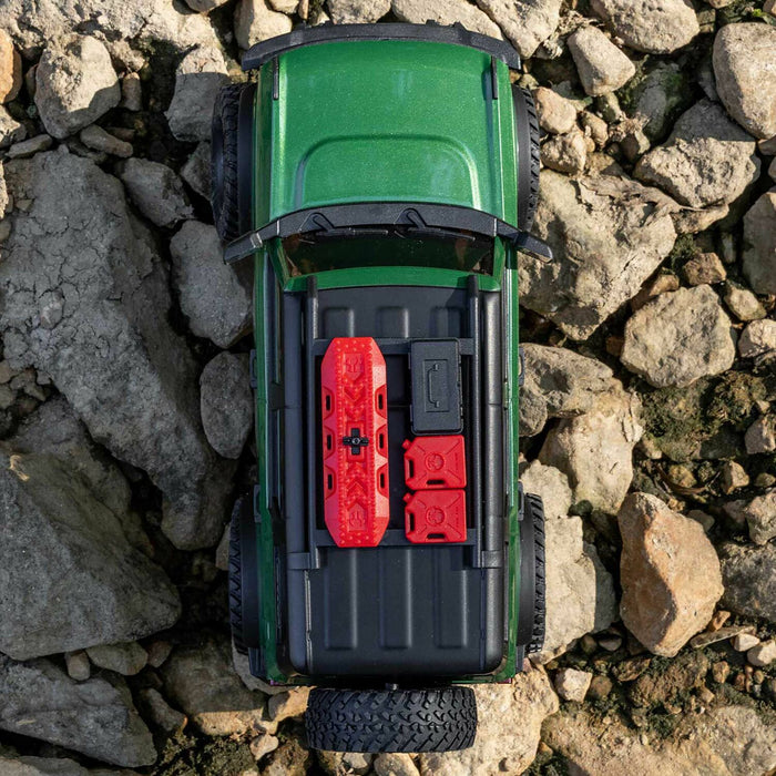 1/24 SCX24 Ford Bronco 4X4 RTR Brushed Rock Crawler (Battery & Charger Included), Green