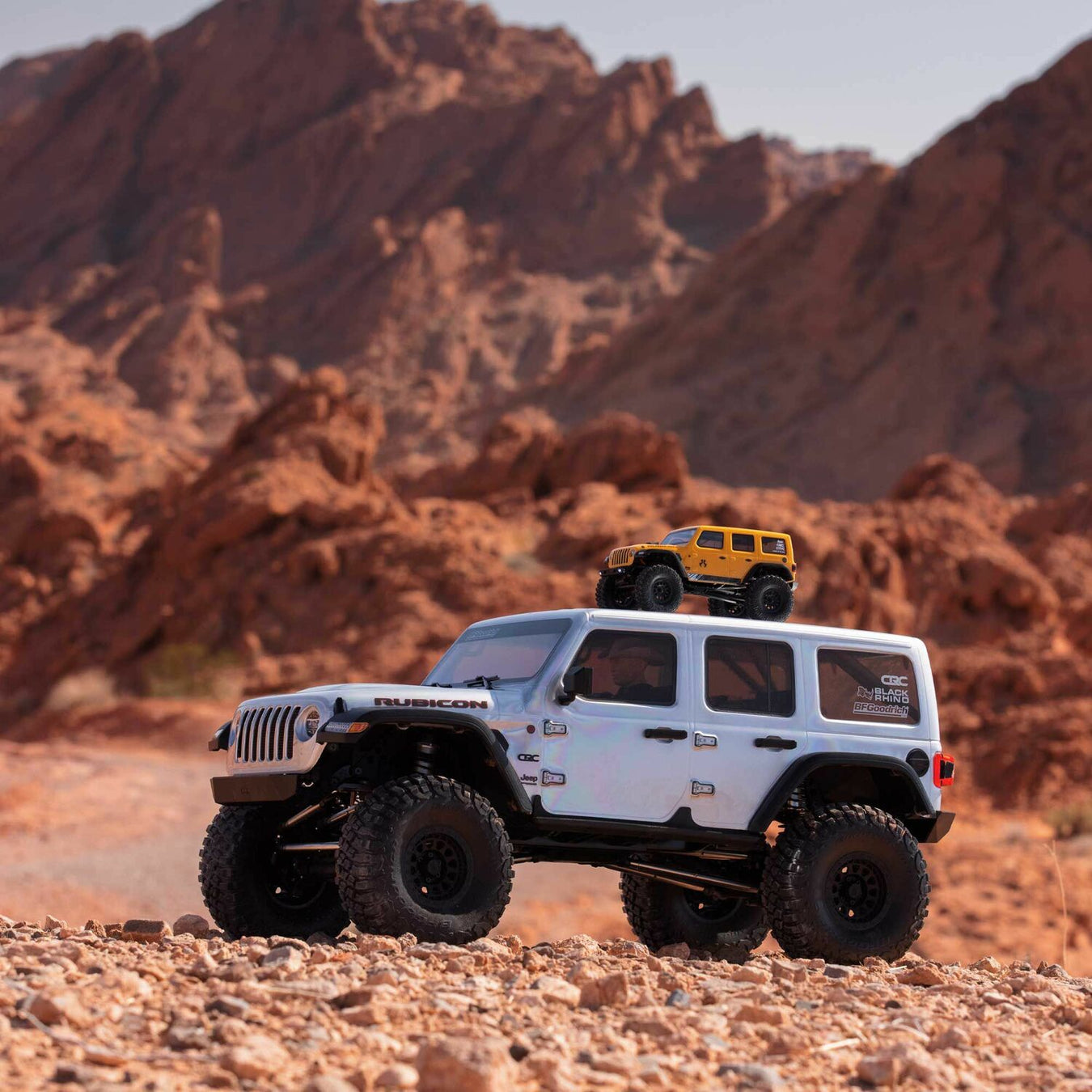 1/6 SCX6 Jeep JLU Wrangler 4X4 Rock Crawler RTR: Silver