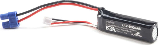 7.4V 600mAh 2S 20C LiPo Battery: EC3