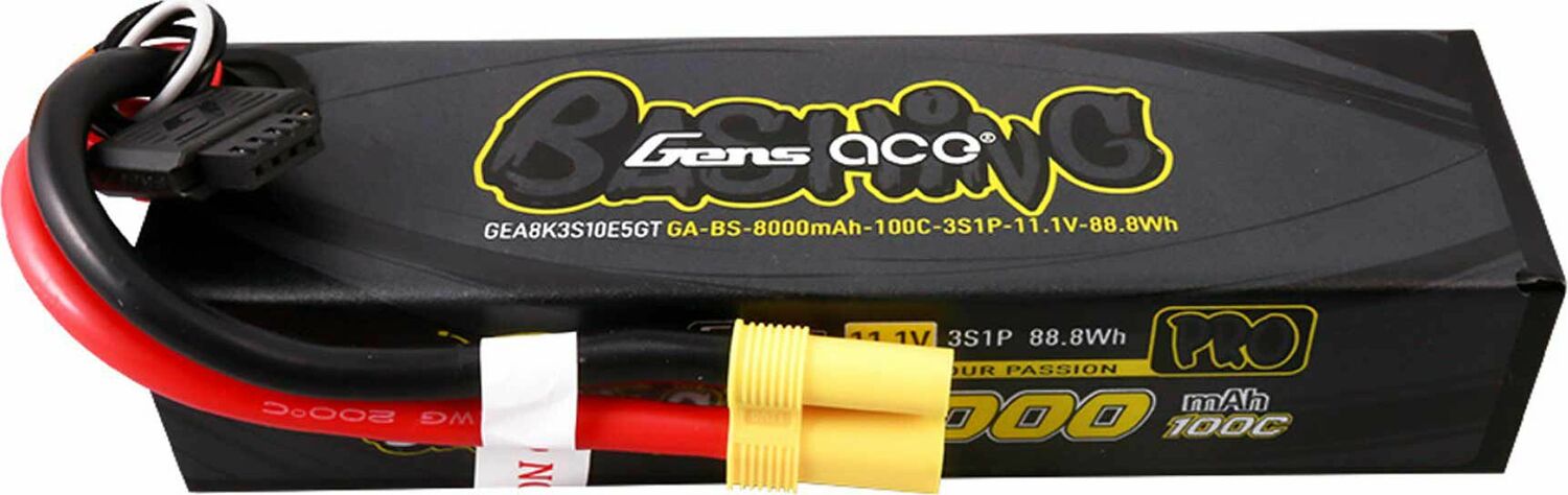 11.1V 8000mAh 3S 100C G-Tech Smart Lipo Battery: EC5