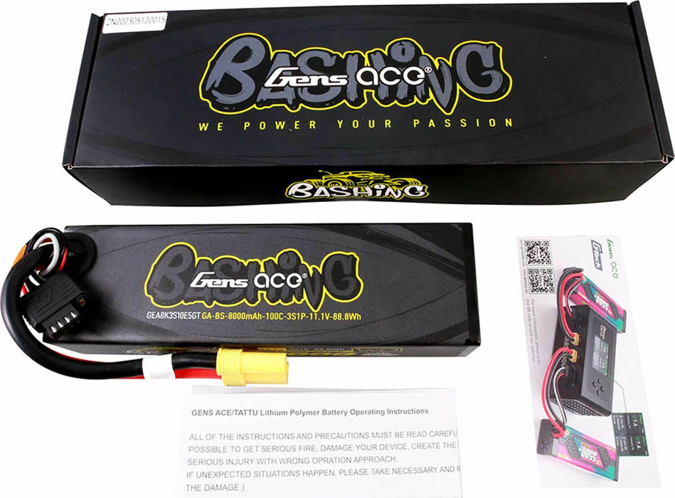 11.1V 8000mAh 3S 100C G-Tech Smart Lipo Battery: EC5
