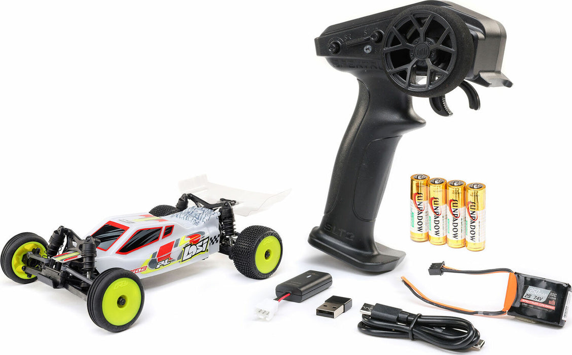 1/24 Micro-B 2WD Buggy RTR, White