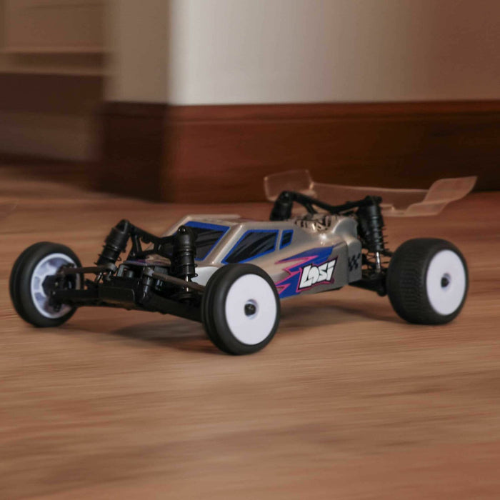 1/24 Micro-B 2WD Buggy RTR, Silver