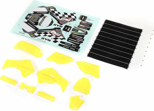 Yellow Plastics with Wraps: Promoto-MX