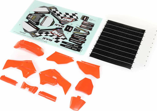 Orange Plastics with Wraps: Promoto-MX
