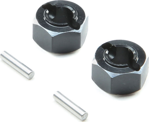 Hex Set Rear Axle, Aluminum: Mini-T 2.0, Mini-B
