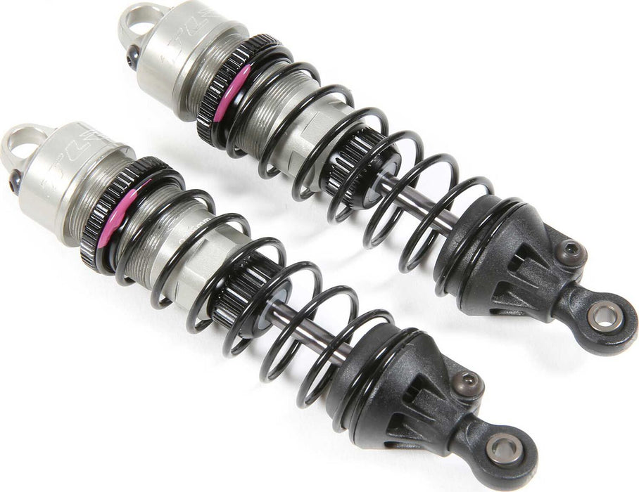 Front Shock Set, Aluminum, Assembled: 22S