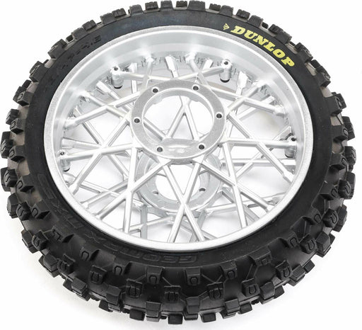 Dunlop MX53 Rear Tire Mounted, Chrome: Promoto-MX